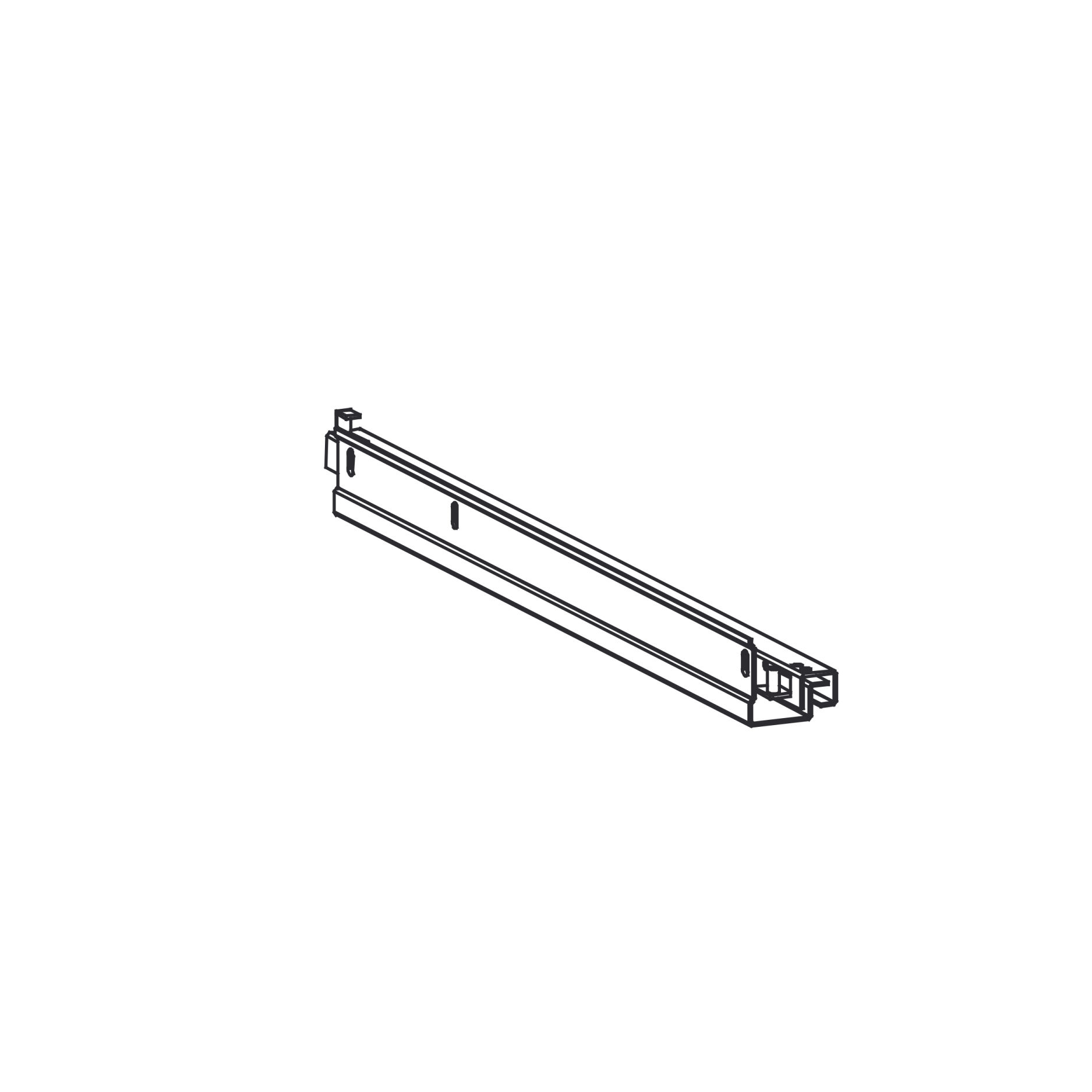Sliding Rail Left (Lower)